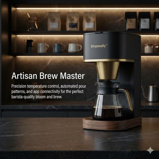 Empovally™ Artisan Brew Master The Ultimate Automated Pour-Over Coffee System